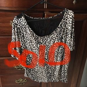 Deb Leopard Print Blouse